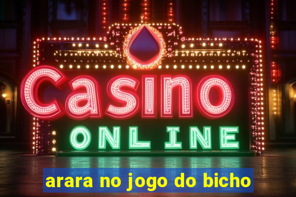 arara no jogo do bicho